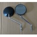 Speil, 8mm Monkey/Dax svarte